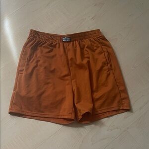 SHEIN Orange Women's Athletic Shorts